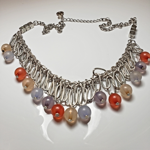 Multi color bead necklace - Picture 1 of 1